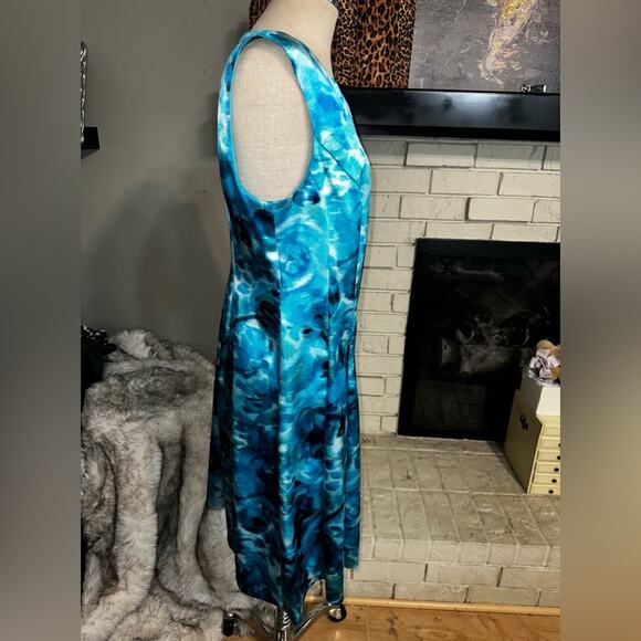 CONNECTED APPAREL Shades of Blue Dress Size 12 New - Picture 7 of 10